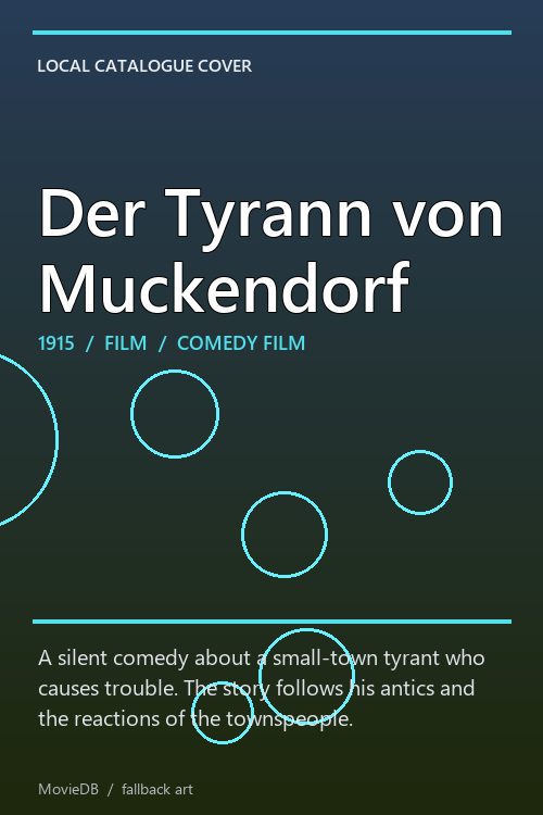 Der Tyrann von Muckendorf poster
