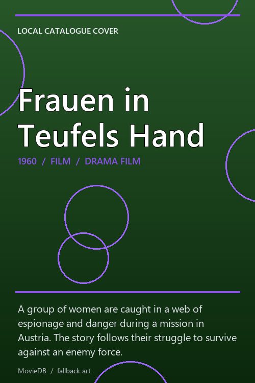 Frauen in Teufels Hand poster