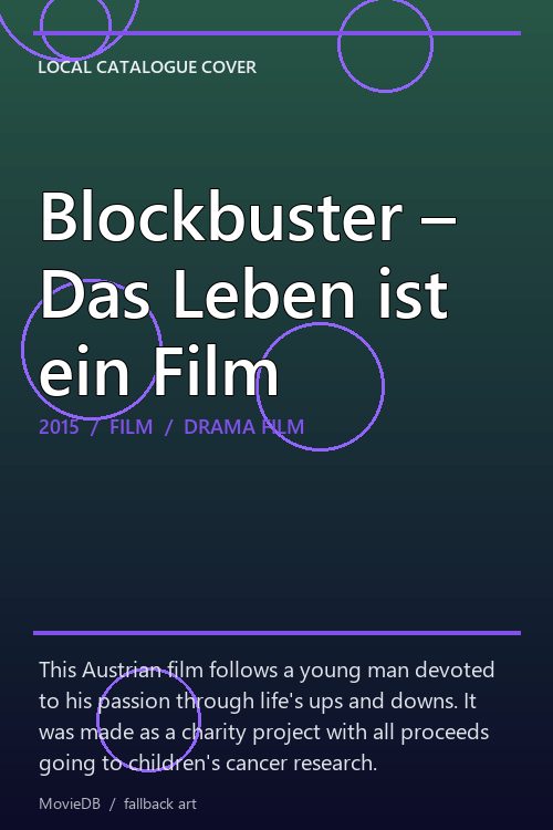 Blockbuster – Das Leben ist ein Film poster