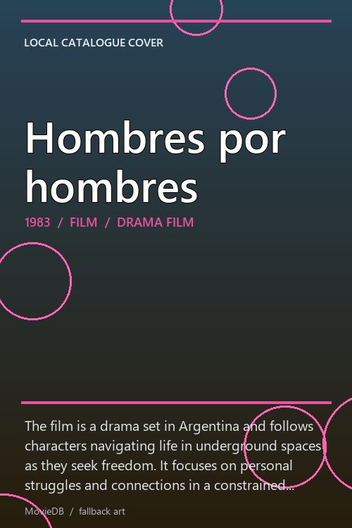 Hombres por hombres poster