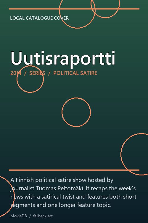 Uutisraportti poster