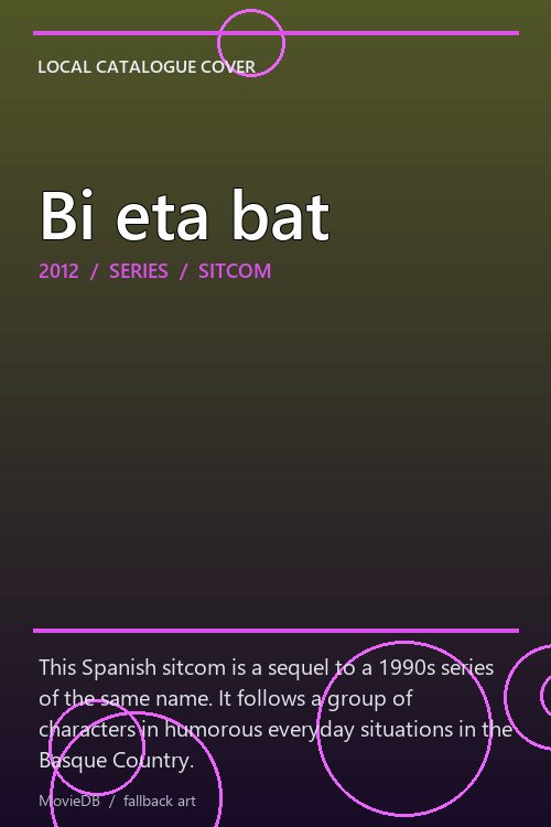 Bi eta bat poster