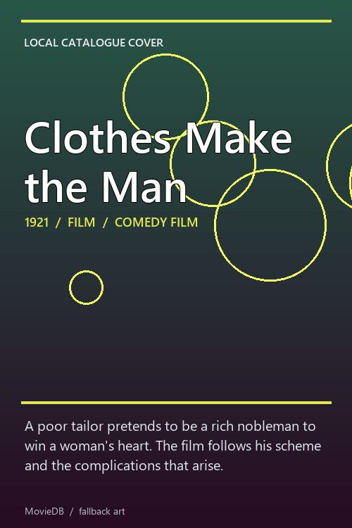 Clothes Make the Man poster