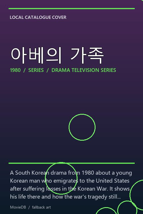 아베의 가족 poster