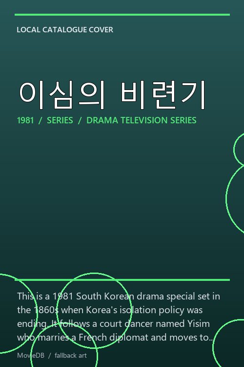 이심의 비련기 poster