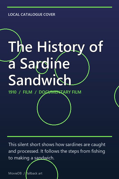 The History of a Sardine Sandwich poster