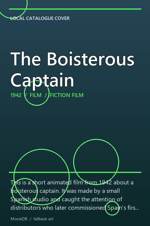 The Boisterous Captain poster