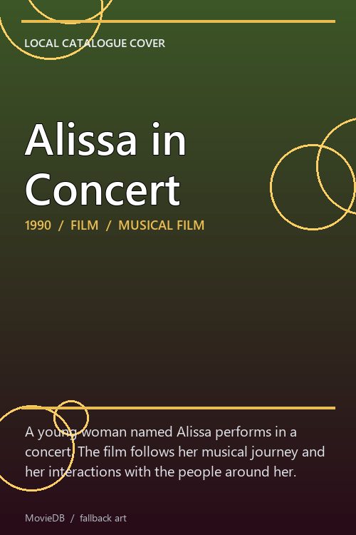 Alissa in Concert poster