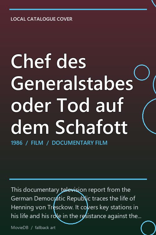 Chef des Generalstabes oder Tod auf dem Schafott poster