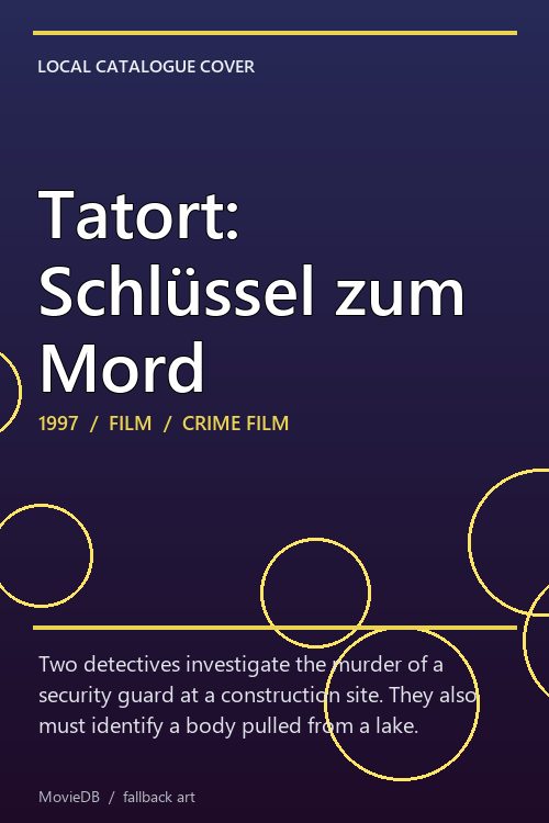 Tatort: Schlüssel zum Mord poster