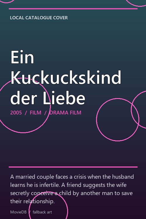 Ein Kuckuckskind der Liebe poster