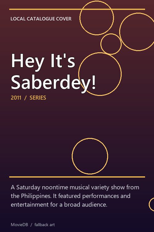 Hey It's Saberdey! poster
