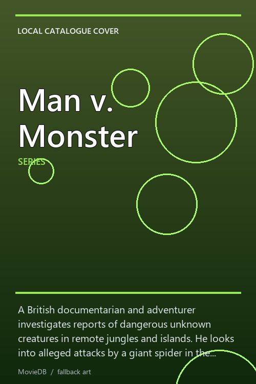 Man v. Monster poster