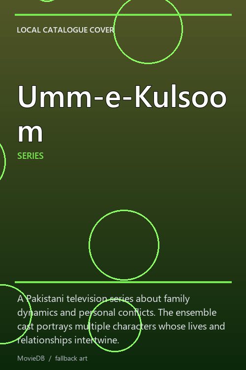 Umm-e-Kulsoom poster