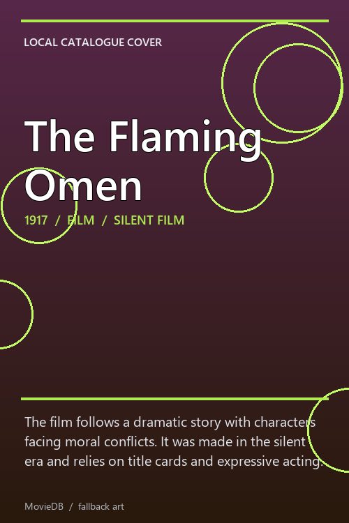 The Flaming Omen poster