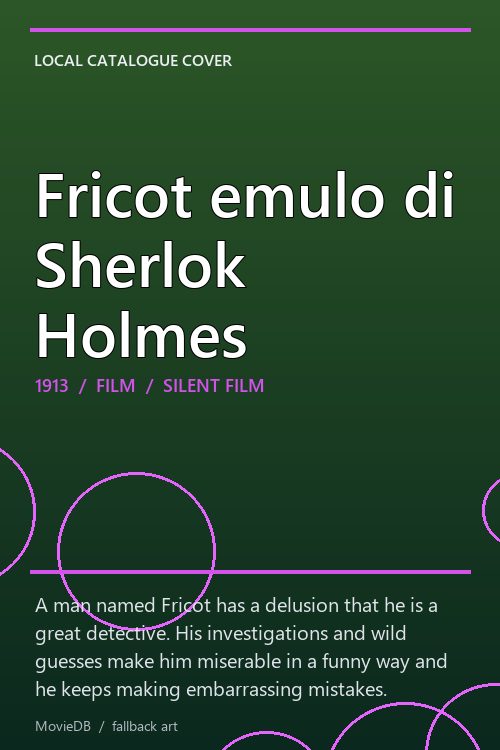 Fricot emulo di Sherlok Holmes poster