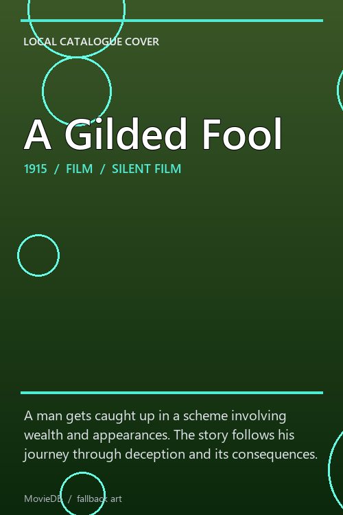 A Gilded Fool poster