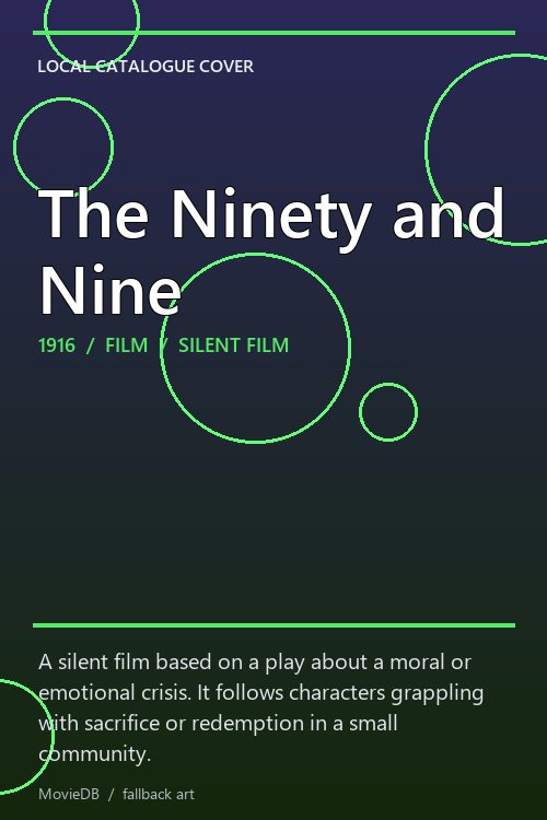 The Ninety and Nine poster