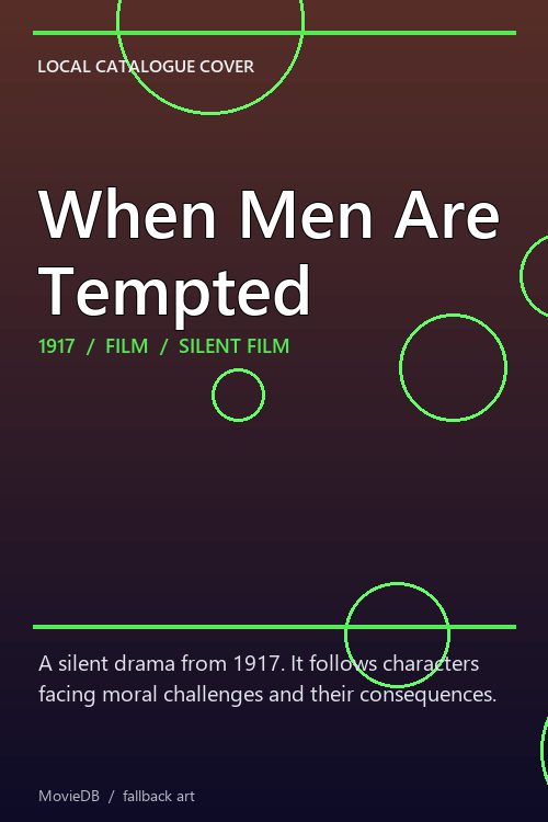 When Men Are Tempted poster