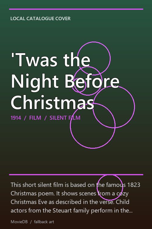 'Twas the Night Before Christmas poster