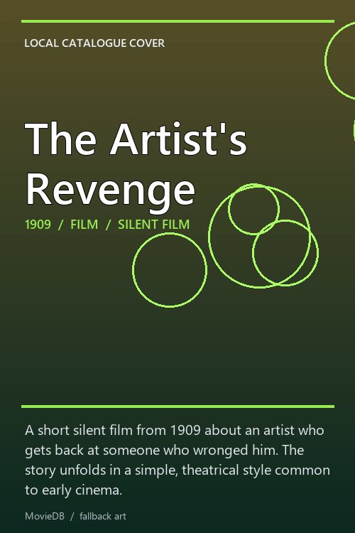 The Artist's Revenge poster