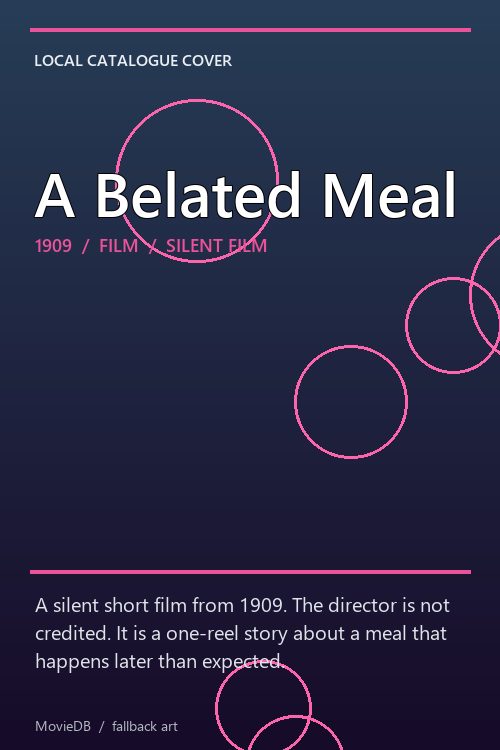 A Belated Meal poster