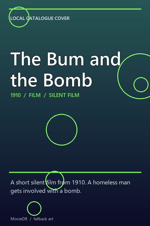 The Bum and the Bomb poster