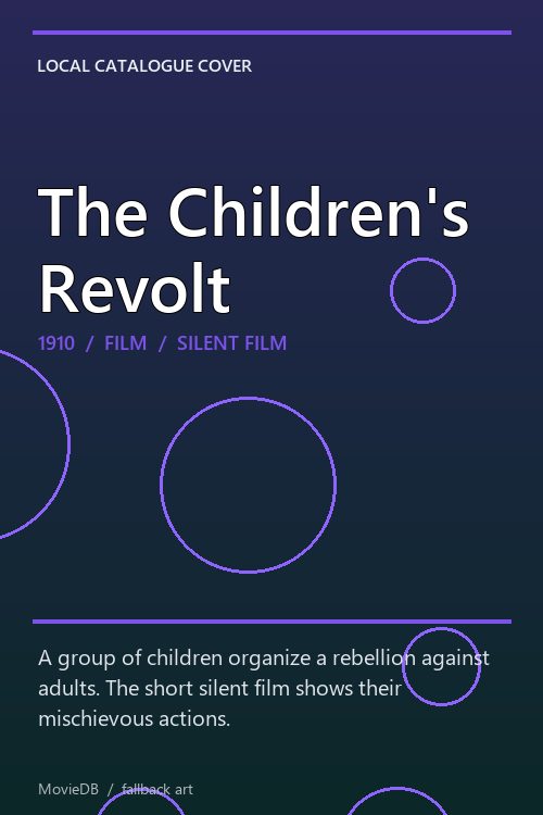 The Children's Revolt poster
