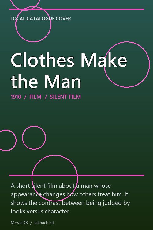 Clothes Make the Man poster
