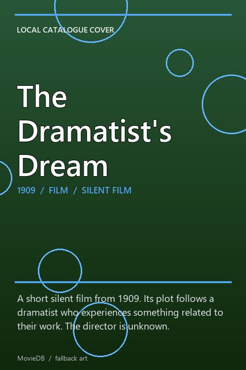 The Dramatist's Dream poster