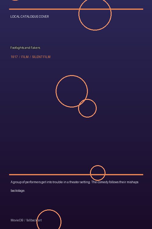Footlights and Fakers poster