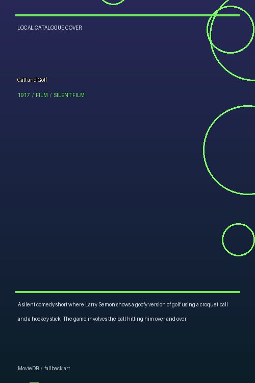 Gall and Golf poster