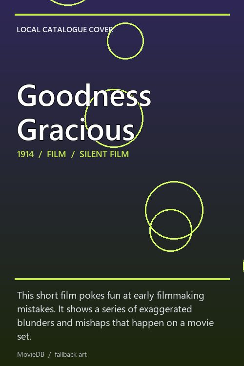 Goodness Gracious poster