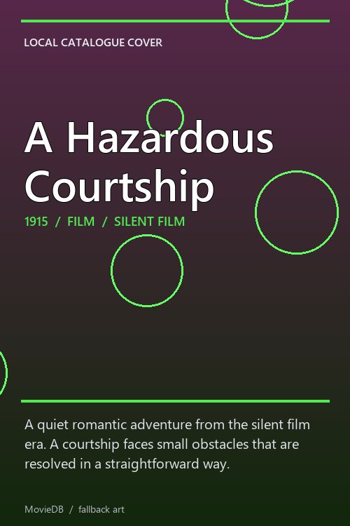 A Hazardous Courtship poster