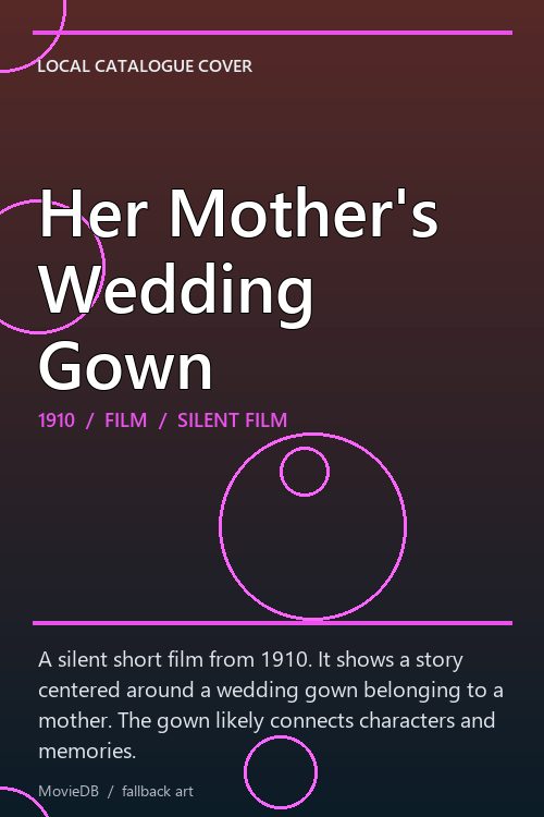 Her Mother's Wedding Gown poster