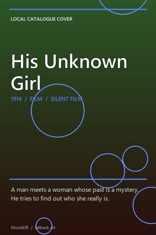 His Unknown Girl poster
