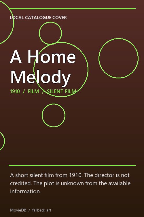 A Home Melody poster