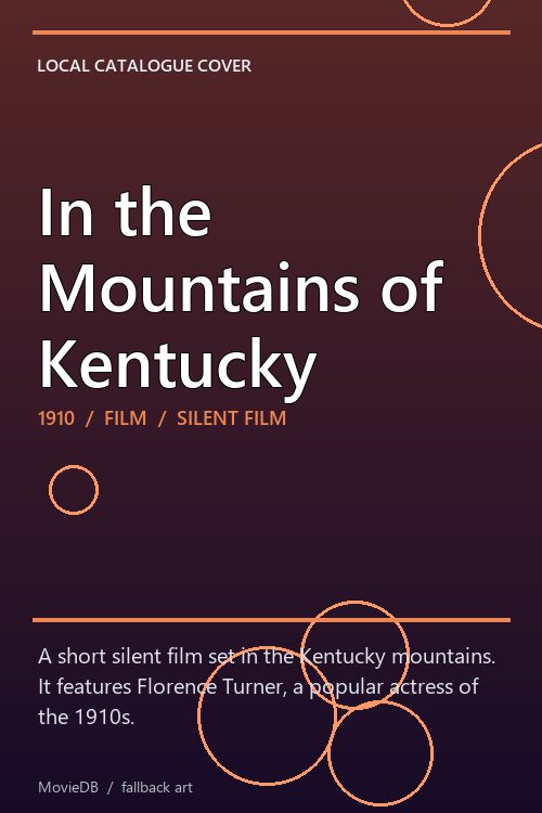 In the Mountains of Kentucky poster