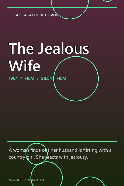 The Jealous Wife poster