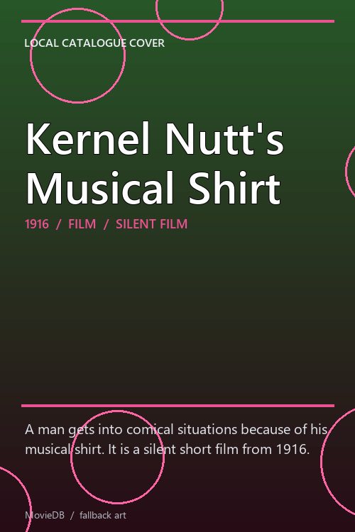 Kernel Nutt's Musical Shirt poster