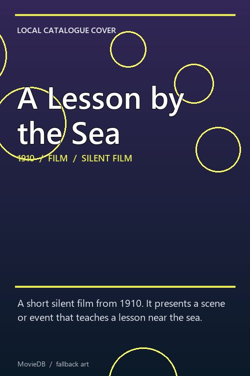 A Lesson by the Sea poster