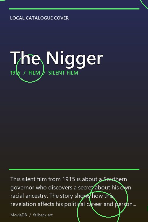 The Nigger poster