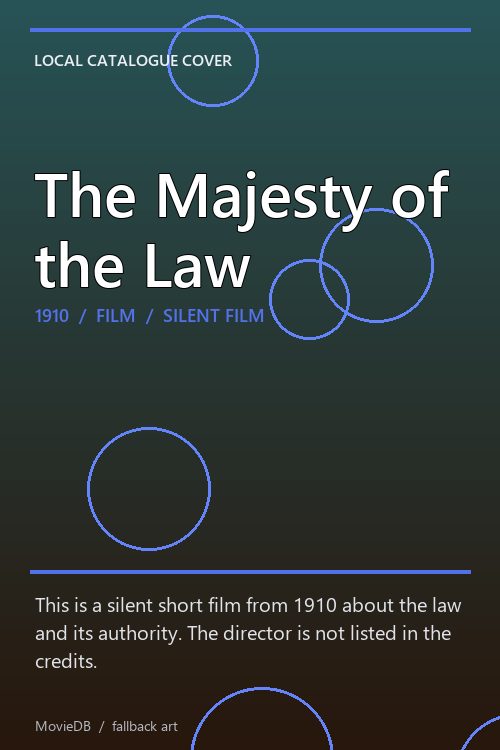 The Majesty of the Law poster
