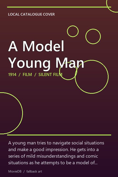 A Model Young Man poster