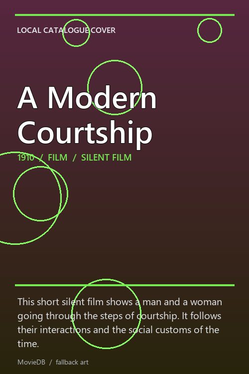 A Modern Courtship poster