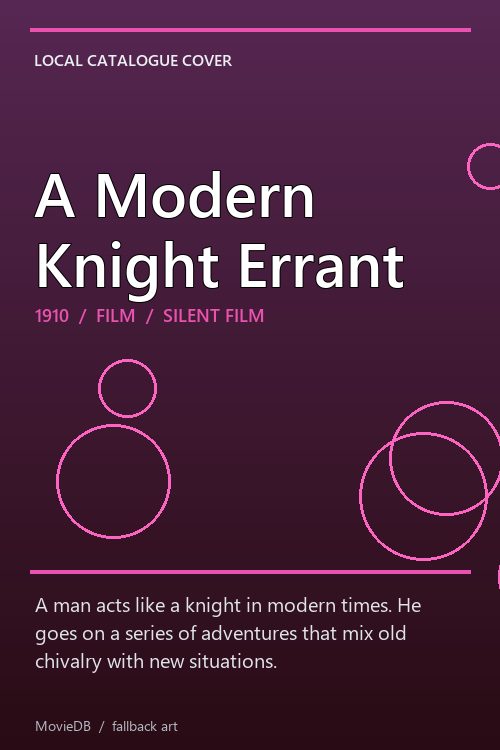 A Modern Knight Errant poster