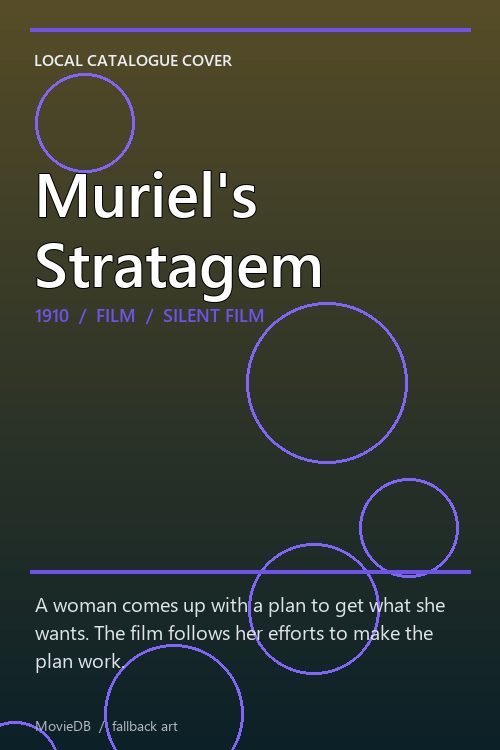 Muriel's Stratagem poster