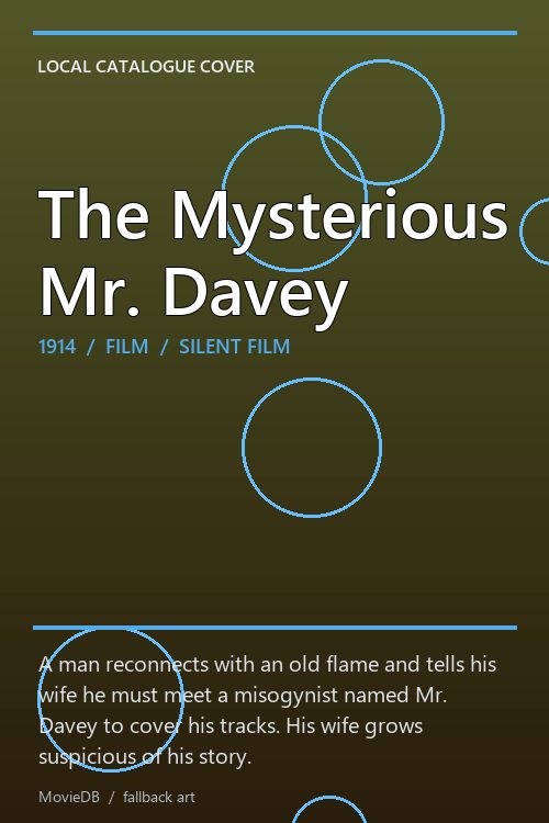The Mysterious Mr. Davey poster