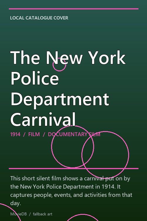 The New York Police Department Carnival poster