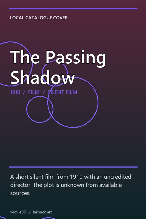 The Passing Shadow poster